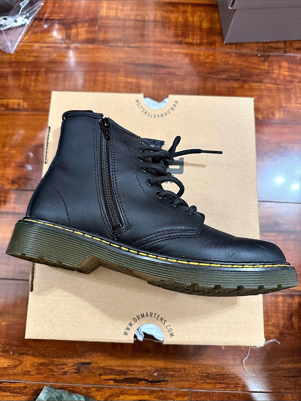 Dr. Martens 1460 J Softy T Leather Ankle Boots J Softy T Leather Boots Black